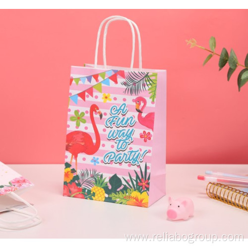 Customized Take Away Fashion Kraft Paper Gift Bags